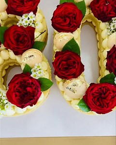 A very beautiful 80 cake for a very beautiful lady 😍 | Miss Naked Cakes