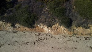 Aerial View El Capitan Beach California Stock Footage Video (100% Royalty-free) 1077647978 | Shutterstock