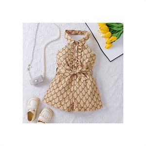 [Hot Item] Summer Fashion Casual Clothing for Kids Girls Leotard Shorts