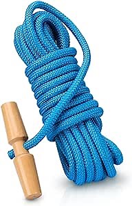 PR-20 Tree Pruner Rope Replacement (with Wooden Handle), for Jameson Fiscar Big Mouth Manual Pole Saw & Tree Pruner,20 feet long with a 5/16-inch diameter