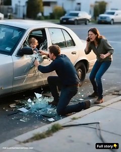 80K views · 150 reactions | Man breaks car window to save child...