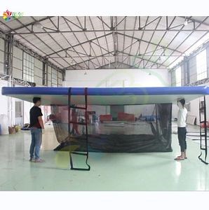 [Hot Item] Portable Dwf Inflatable Sea Ocean Floating Swimming Anti-Jellyfish Yacht Pool with Netting Enclosure for Sale