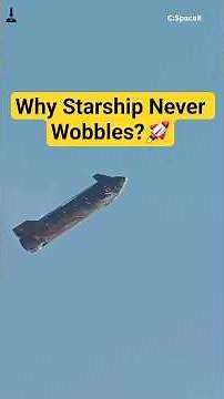 33 Engines. 5,000 Tons. How Does Starship Stay Stable? #spacex #starship #thrustvectoring #shorts