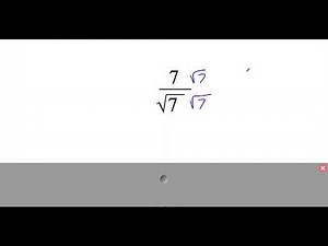 Dividing Square Roots