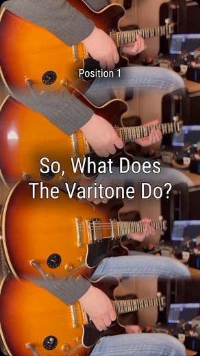 So, The Varitone Switch Does This, Never used it before! … … … #yogitheguitarist #dreamguitar #rhythmguitar #rhythmguitarist #guitaristsofinstagram #playguitar #gibson #gibsonguitars #gibsoncustomshop #gibsones345 #varitone | Yeoryios Georgiou