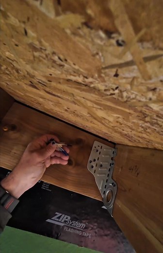 Thursday the #carpenteredition Sometimes, the hanger nailer doesn't fit into all the spots you need it to. This is an old tip, instead of ripping a nail off the strip and holding it in your fingers. Twist the nail 90 degrees on the strip and use the strip to hold it. #apprenticeshipisanobligation #build #buildbetter #carpenter #carpentersareadyingbreed #framersareadyingbreed #tipsandtricks #lovewhatyoudo #stiletto Stiletto Tools | Bigdogconstruction.gm