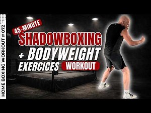 45 Min Shadow Boxing HIIT Workout at Home - Full body - No equipment
