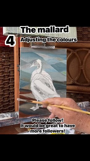 The mallard 4 #barbarapriceartist #pembrokeshireartist #reelartist #artinprogress #artoninsta #artjournal #artuk #welshartist #wetpaint #coolartwork #women_artists #myartjourney #artoninstagram #artistatwork #realartist #creatingart #artoftheday | Barbara Price Artist