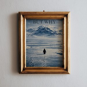 But Why Penguin Poster, Funny Antarctica Wall Art, Snowy Mountain Landscape Print, Humorous Wildlife Quote Art, Antarctic Decor - Etsy Australia