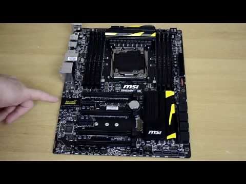 MSI X99S MPOWER Motherboard Unboxing