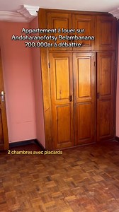 Appartement à louer – Andoharanofotsy Belambanana À louer appartement situé au 1er étage, dans un quartier calme et sécurisé. 🔹 Composition : • 1 living • Cuisine avec salle à manger • 2 chambres avec placards • Salle d’eau et toilettes • Grande terrasse 🔹 Autres atouts : • Accès facile • Parking disponible 💰 Loyer : 700 000 Ar (à débattre) 🔒 Caution exigée 👀 Frais de visite : 5 000 Ar 📌 Commission : 50 % 📞 Contacts : • 034 35 447 95 • 038 05 313 60 📲 WhatsApp : 038 06 407 73 @à la une |