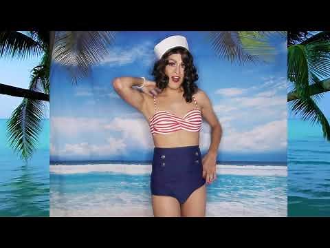 Beautiful CROSSDRESSER Tries on Swimsuits!