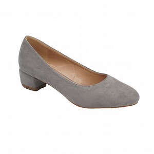 [Hot Item] Fashion Square Root Round Head Autumn Suede Office Work Shoes Single Shoes Lady Shoes Women Footwears Original Branded Shoes