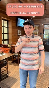 Meet our current Grandmaster in Residence, Illia Nyzhnyk! Illia will be offering lessons, classes, and special events through April 13th. Don’t miss the chance to learn from a true master of the game — stop by and sharpen your skills with one of the best! #stlchessclub #chess #stl #worldchesshof #chessplayer #grandmaster | Saint Louis Chess Club