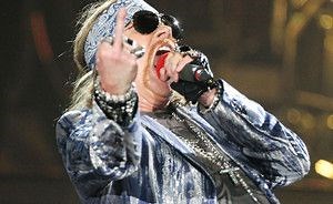 Video: Axl Rose Takes Tumble at Hellfest