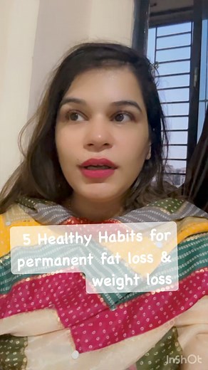 5 Healthy Habits for permanent fat loss & weight loss #eathealthy #reels #reelitfeelit #fatlosscoach #fatloss #fatlosstips | Auxy Ordoñez