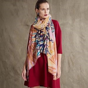 [Hot Item] Custom Fashion Wool Blend Silk Scarve