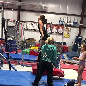 Cadence made her front hip circle!!! | Flip Zone Gymnastics