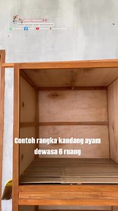 142K views · 1.4K reactions | Rangka kandang 6 ruang untuk ayam bangkok dewasa✨ #kandangayam | SHamukii | Facebook