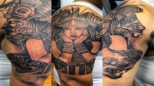 30 meaningful Aztec tattoos that will look amazing on your skin