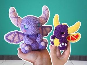 Crochet Impling & Dragonling Pattern: Amigurumi PDF (US Terms) by Fibrefables - Etsy