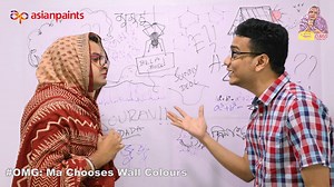 1.2M views · 10K reactions | OMG - O Maa Go - S02E47 - Ma Chooses Wall Colours Amar bedroom e ami ek kaal e erokom onek kichu ekechilam. taate oboshyo amar ma khub rege jay ni. Baba furious hoye gechilo! in association with Asian Paints | RJ Somak | Facebook