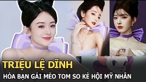 Triệu Lệ Dĩnh hóa bạn gái mèo Tom so kè hội mỹ nhân Xem thêm: https://g.vgt.tv/s4Kk Thời gian gần đây, trend hóa thân thành bạn gái mèo Tom đang làm mưa làm gió trên Tiktok. Không chịu kém cạnh, Triệu Lệ Dĩnh cũng đã gia nhập vào hội chị em đu trend này. Nhan sắc ngọt ngào của nữ diễn viên nhanh chóng gây sốt. Cơn sốt "biến hình" thành bạn gái mèo Tom đang khuấy đảo cộng đồng mạng suốt thời qua. Xu hướng trang điểm độc đáo này lấy cảm hứng từ hình ảnh nàng mèo trắng xinh đẹp và kiêu kỳ Toodles G