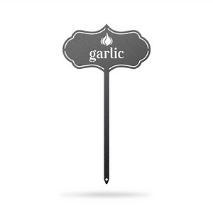 RealSteel: Metal Plant Labels for Vegetable & Herb Gardens, 45 Unique Garden Markers with Stakes, Durable Outdoor Rust-Resistant Design (GARLIC) - Walmart.com