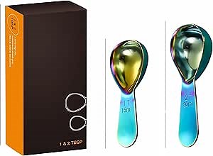 Measuring Scoop of Coffee Beans (Rainbow (one Large and one Small))