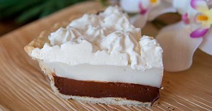 Haupia Pie (chocolate coconut cream pie)