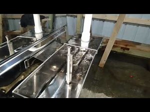 Ohio maple syrup evaporator float box