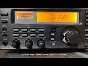 March 3, 2025 ~ Icom IC-R8500 receiving Amateur Radio Communication on 7065KHz LSB