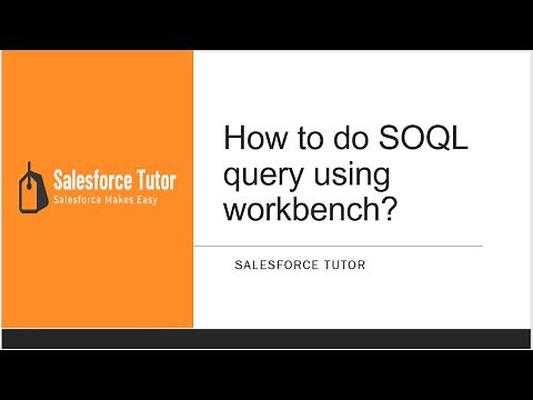 How to do SOQL query using workbench?