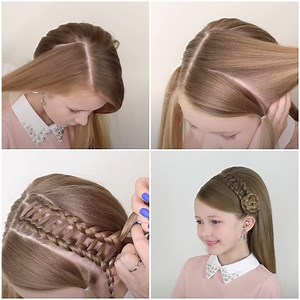 Let's learn how to do a ladder headband braid! | MetDaan