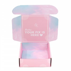 [Hot Item] Custom Logo Pink Craft Corrugated Cardboard Mailer Boxes