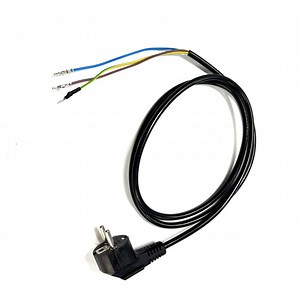 [Hot Item] 0.75mm2 H05VV-F Cee7/7 EU Plug to Terminal End Power Cable 300V/500V Extension Cable for Industrial Equipment
