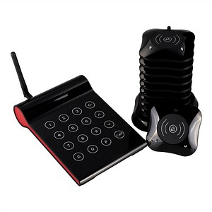 [Hot Item] Round Buzzer Queue Wireless Restaurant Table Coaster Pager System Kl-QC08