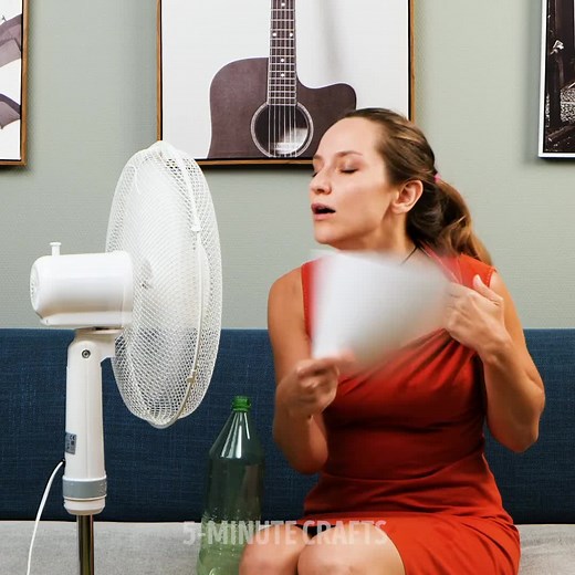 How to make an easy homemade air conditioner #diy | 3-Minute Hacks