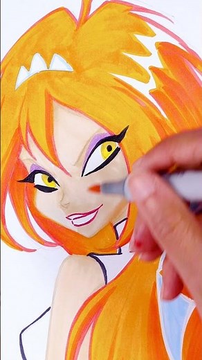 Let's colour Dark Bloom! #winxclubofficial #winxclub #copic | Winx Club