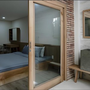 [Hot Item] Entrance Door Modern Front Door Design Large Solid Wooden Pivot Door Modern Exterior Doors