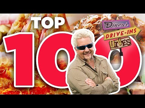 Top 100 #DDD Videos of ALL TIME with Guy Fieri | Diners, Drive-Ins and Dives | Food Network