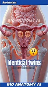 How Identical Twins Form: 3D Fertilization & Blastocyst Split Explained #identicaltwins #twins