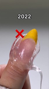 NP Lemon Chrome Medium Almond press on nails — ohora semi-cured gel
