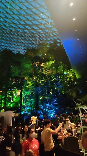 Singapore Airport 🇸🇬 Night View #singapore #changi #night #ttbd #traveltracker #travel_tracker | Travel Tracker
