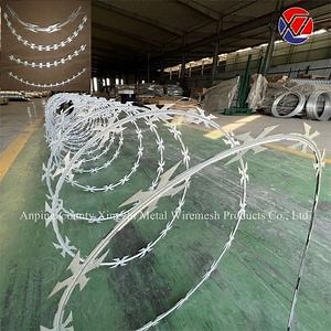 [Hot Item] 500mm Diameter Single Coil Spiral Razor Barbed Wire