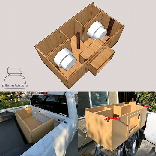 CUSTOMER PICS coming in hot! 2 @orioncaraudioofficial HCCA 12s in a 4th BP Blow Through Application WIP pics. Need a 3d design/blueprints? Message us for a quote today! https://linktr.ee/houstonaudiolab #woodworking #caraudio #audio #houstonaudiolab #Houston #subwoofer #loud #design #3D #customcaraudio #carstereo #bass #carpentry #basshead #sundownaudio #amplifier #amps #skaraudio #caraudiofabrication #jlaudio #rockford #kickeraudio #12volt #down4sound #banginbros #custom #soundquality #caraudio