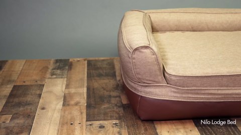 Amazon.com: King Buck Nilo Lodge Orthopedic Dog Bed, Olive, S : Pet Supplies