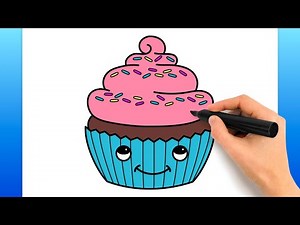 How To Draw A Cupcake (Easy Drawing Tutorial)