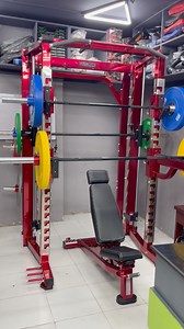 Realleader USA, Smith Machine with Power Rack #bankholidaymonday #RealLeader #Bo #slam #stickfighting #alnassr | FitnessMart.com.bd