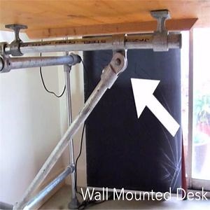 [Hot Item] Industrial Reclaimed Scaffold Board Dining Table Steel Key Clamp Fittings Legs Multiple Sizes